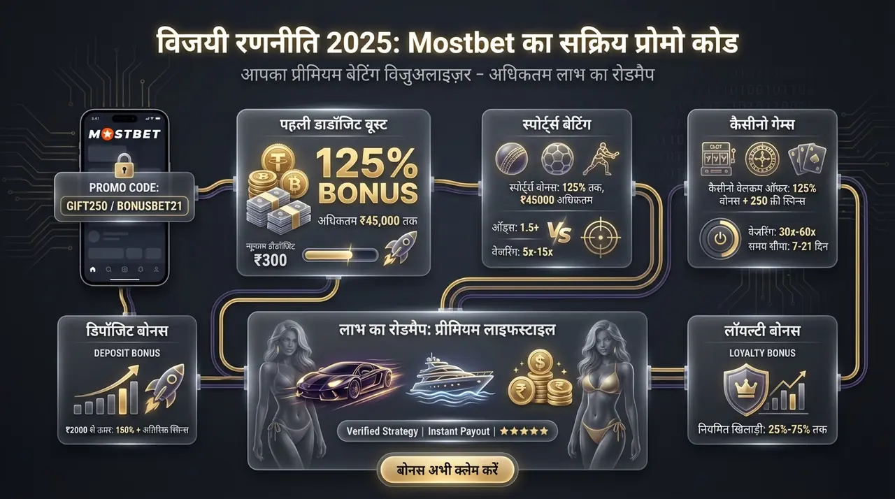 Mostbet साइन अप पर बोनस